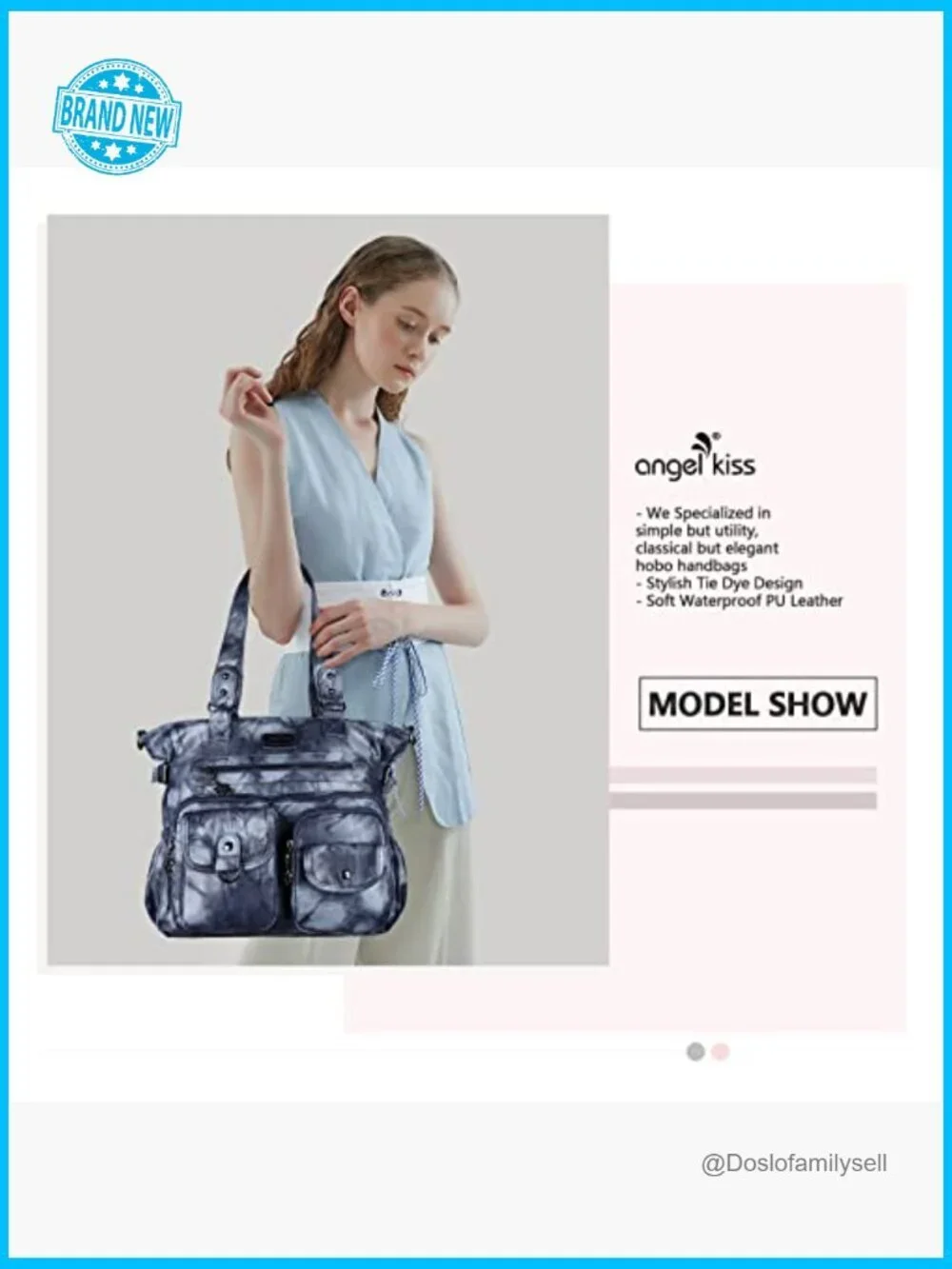 Soft Faux Leather Hobo Bag Satchel Shoulder Tote Crossbody Purse Large Capacity